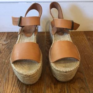 Soludos Minorca espadrille platforms. Size 8